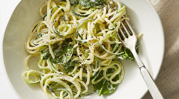 Creamy Spaghetti and Zoodles