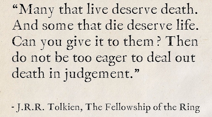 J.R.R. Tolkien Quotes from Lord of the Rings Books
