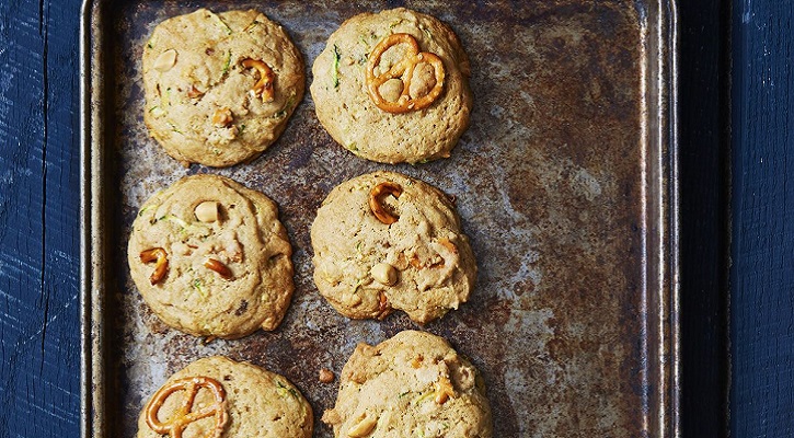 Sweet & Salty Zucchini Bread Cookies